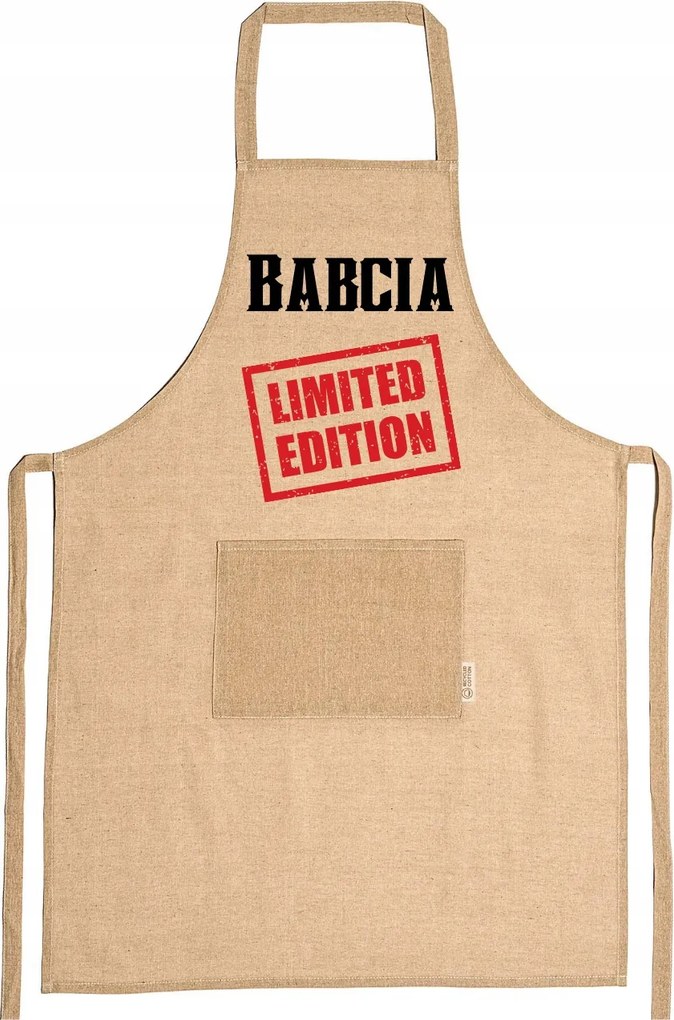 Újrahasznosított Pamut Kötény Öko Ajándék Nagymama Nap Nagymama