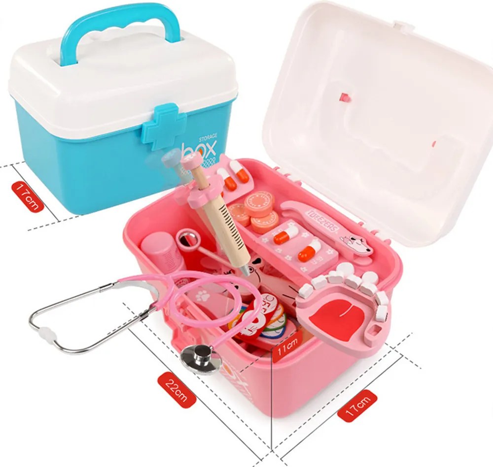 Fogorvosi fajáték 38 kiegészítővel rózsaszín