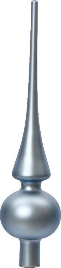 Spicc Karácsonyfadísz üveg matt ködös Kék karácsonyfára 26cm