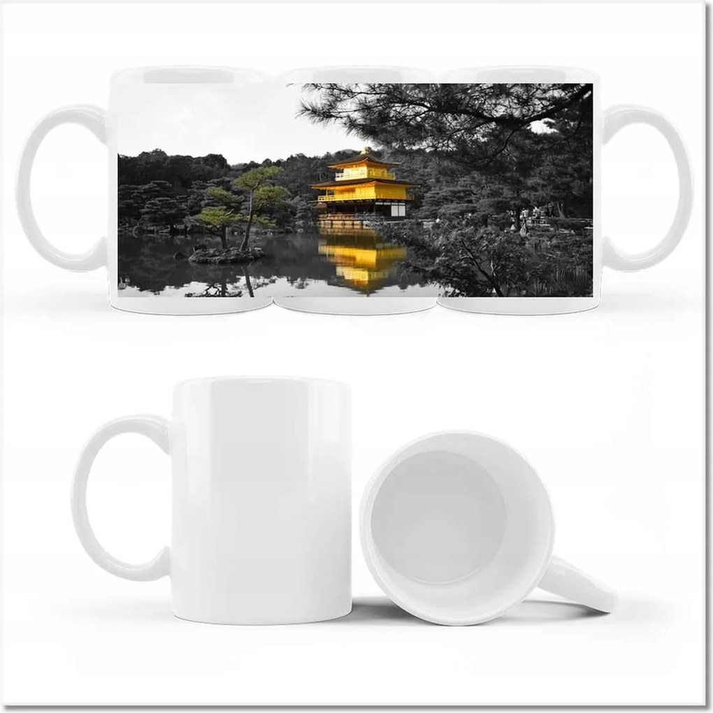 Buddhista templom fényképes bögre