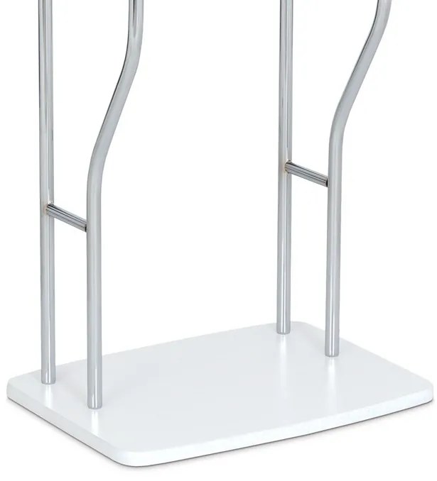 Praktikus szobainas fehér-króm színben – 84444