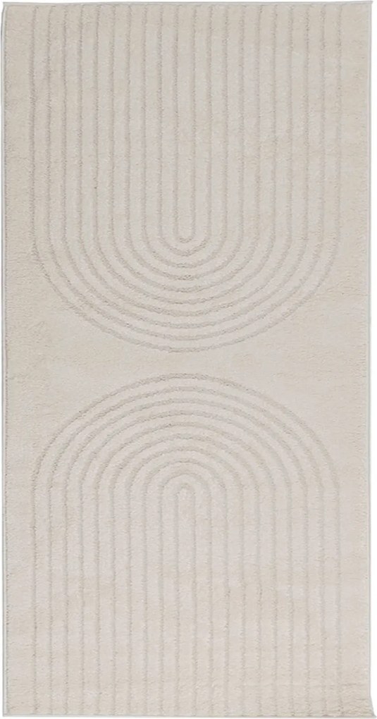 vidaXL Területszőnyegek GALATI Krém 200 x 80 cm Poliészter