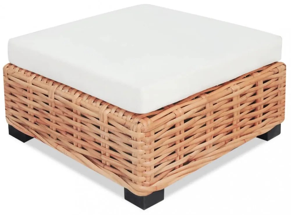 27 részes természetes rattan kanapészett