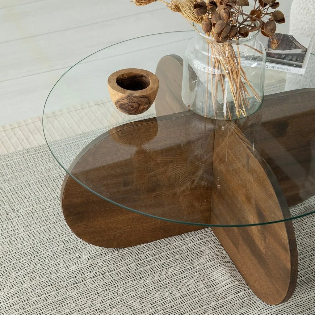 Bubble Walnut konferenciaasztal