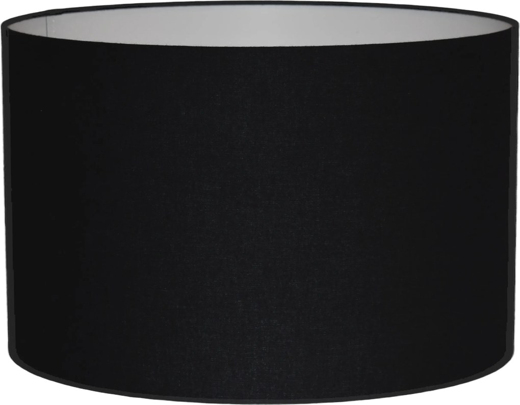 Lámpabúra Álló Lámpabúra Lógó Henger 30/20cm E27 Fekete Pamut Mirano