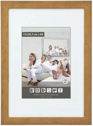 Gallery fa képkeret bükk 40x60cm Plexi