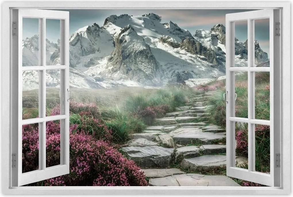 Poszterek 60x40 Hegyi kilátás Tájkép Köd