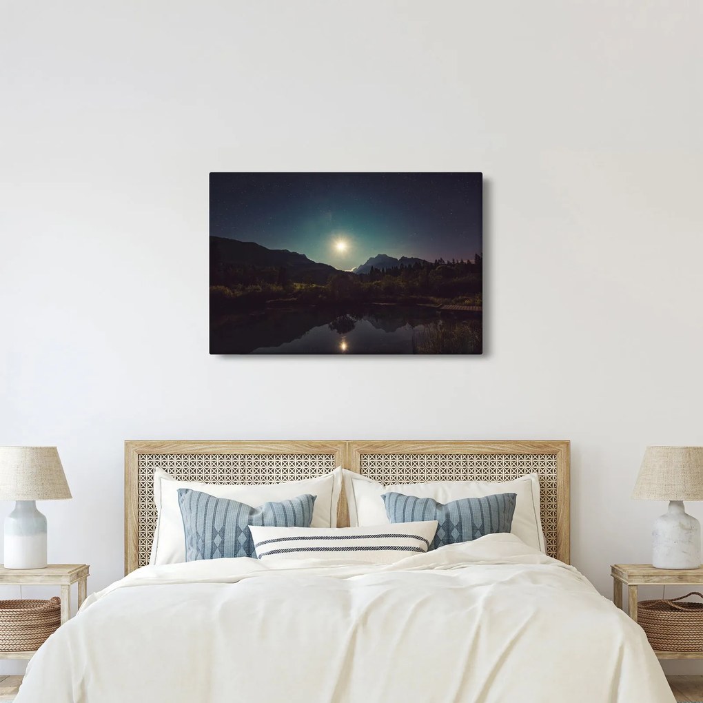 Kép - éjszakai égbolt (90x60 cm)