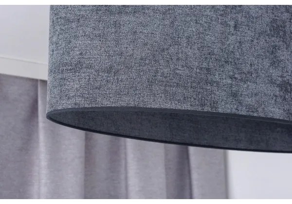 Duolla - Csillár zsinóron OVAL 2xE27/15W/230V szürke