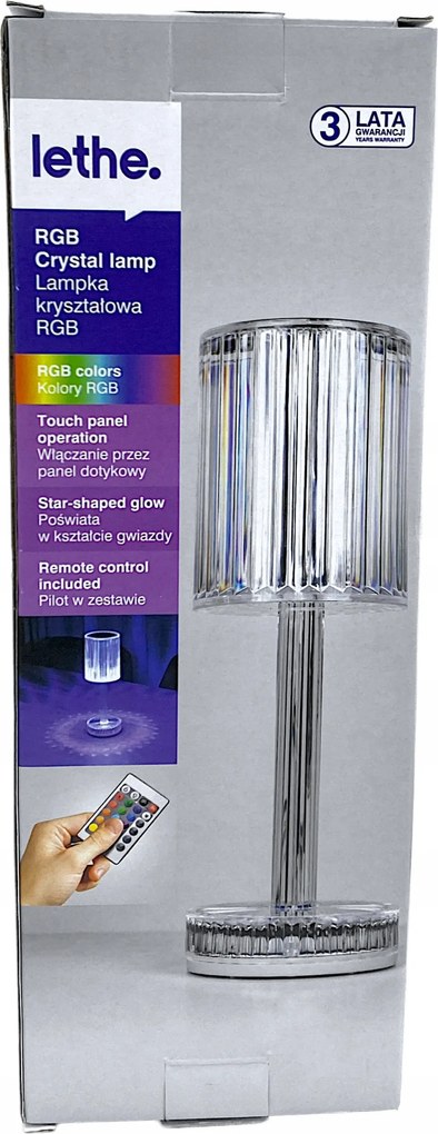 Lethe Rgb kristály lámpa a lábon Csillag alakú fény 1765-2