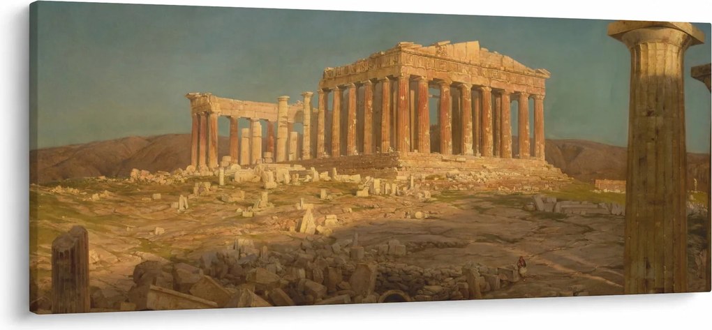 Kép - Frederic Edwin Church, The Parthenon, reprodukciók (120x50 cm)