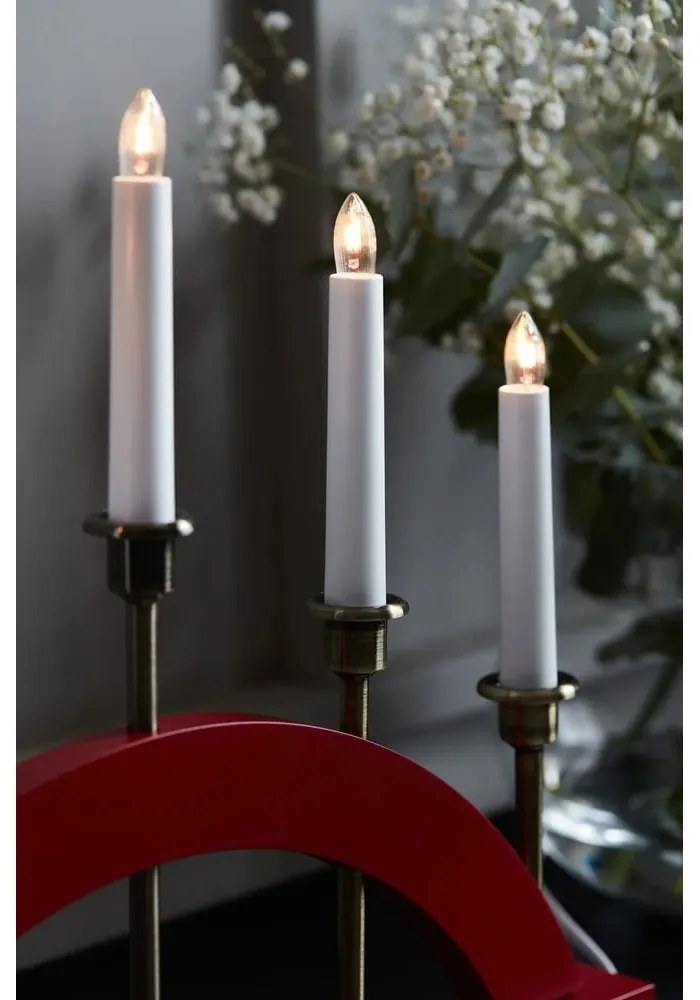 Piros karácsonyi fénydekoráció Bridge – Markslöjd