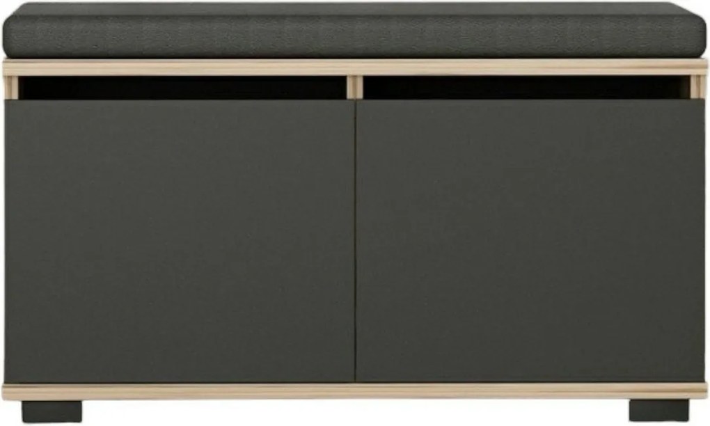 Drago Walnut and Black cipősszekrény