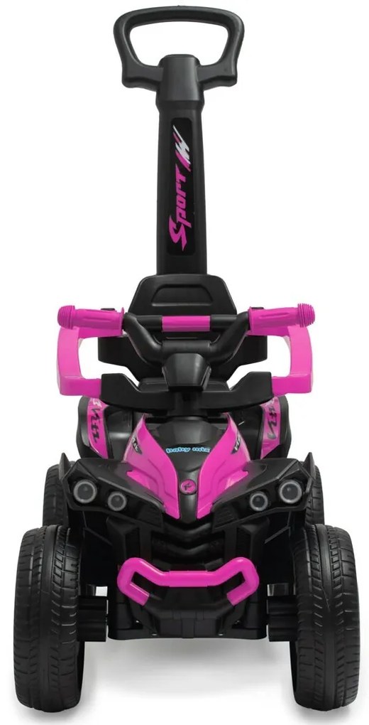 Baby Mix Mega Prime EVA futóbicikli vezetőrúddal, rózsaszín
