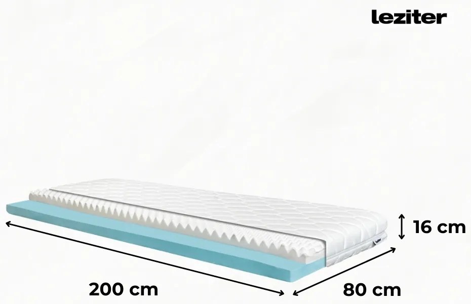 DreamX szivacs matrac 80x200x16