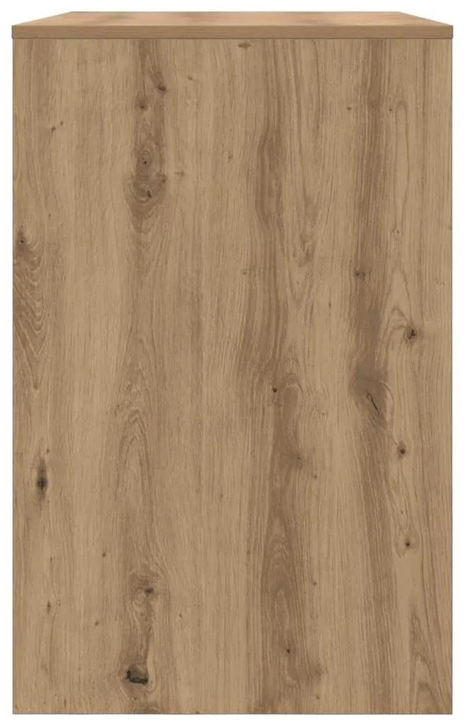 vidaXL Asztal fiókkal tárolóval Artisan tölgy 100 x 50 x 78 cm Faanyag