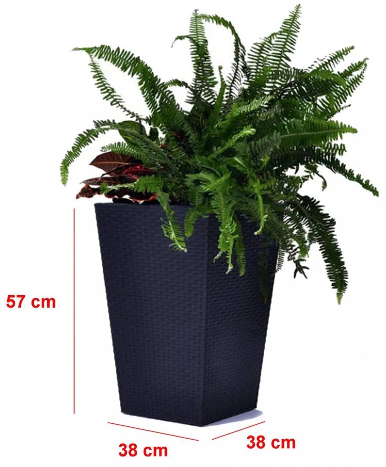 Rattan Planter M virágtartó