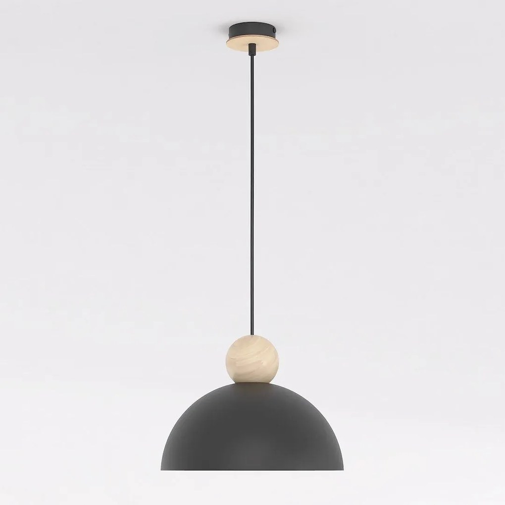 Emibig modern skandináv függeszték kaki fekete emi1676/1m