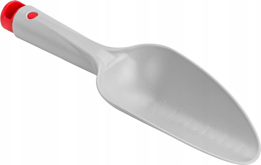 Kerti lapát mérőpohár műanyag ágyás munka