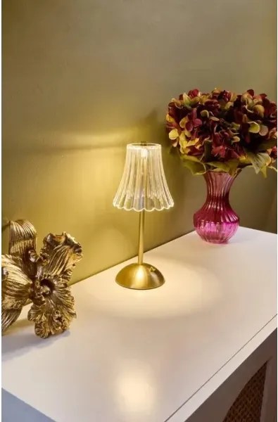 Atmosphera - LED érintésvezérelt asztali lámpa ANETH LED/3,7V 1800 mAh