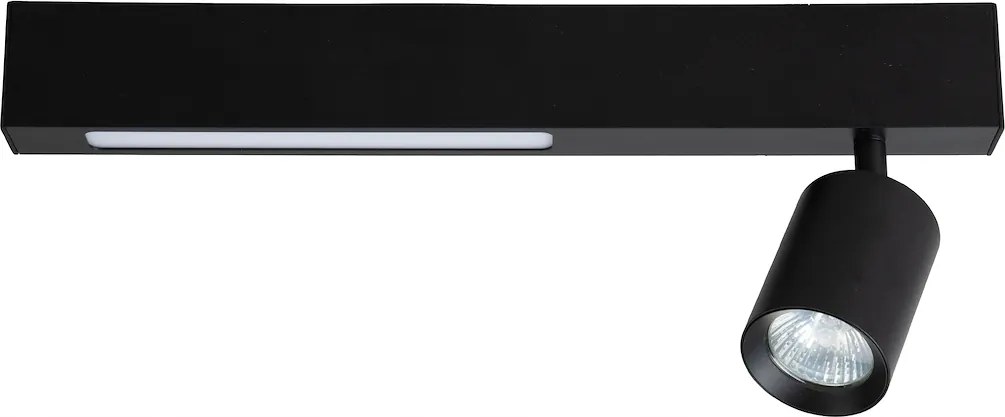 Mennyezeti lámpa Mágnes 5W+1xGU10 3000/4000K Fekete