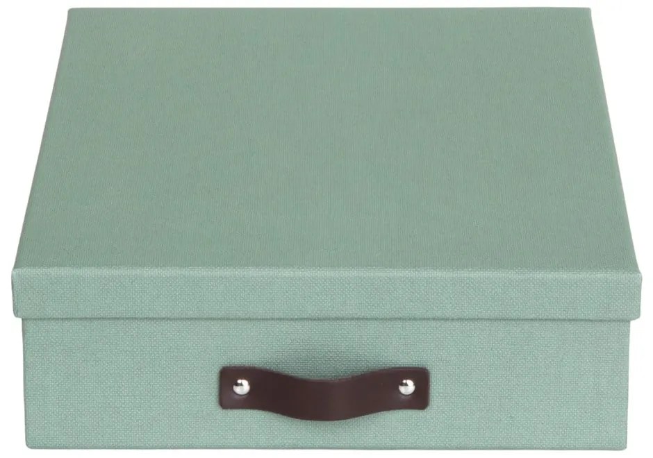 Zöld karton rendszerező dokumentumokhoz Oskar Canvas Paper Laminate – Bigso