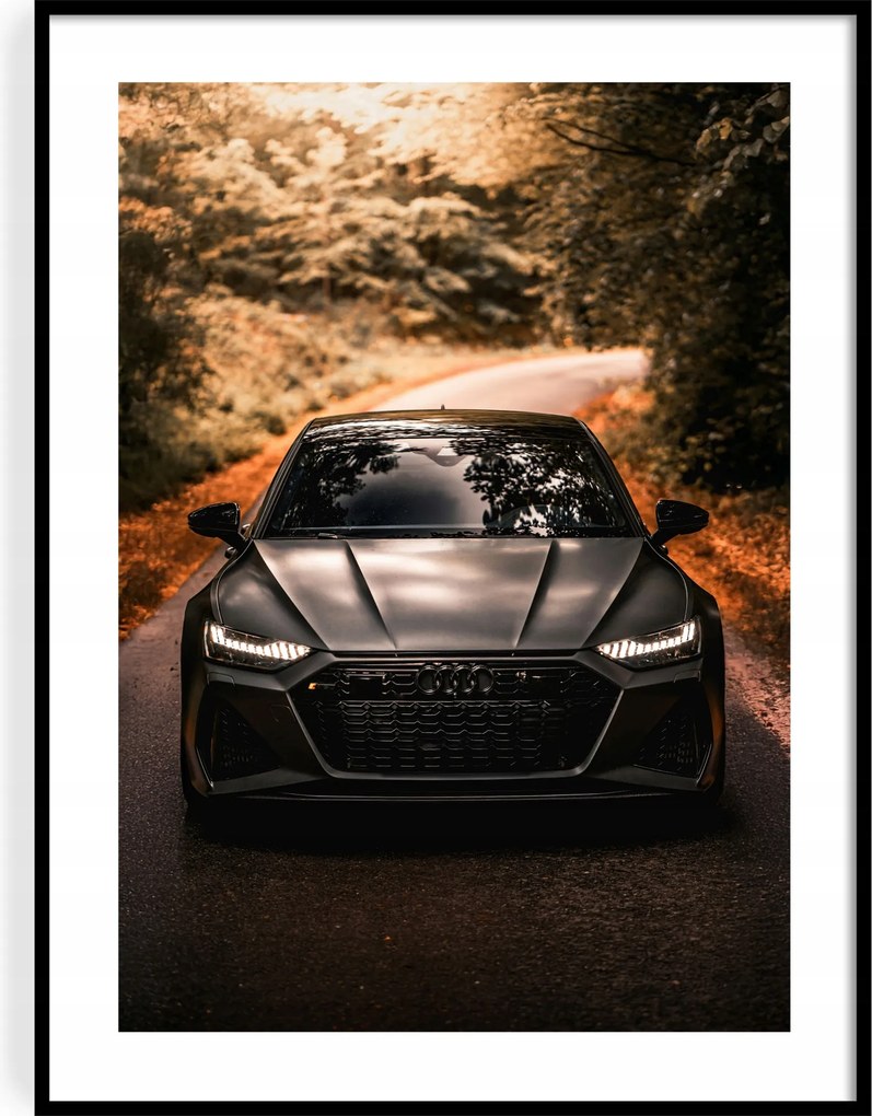 Poszter 50x70 Audi RS7, Ikonikus autó, Autó ikon, Sportautó