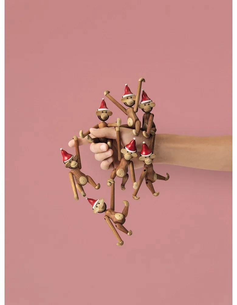 Bojesen Denmark Monkey Teak dekorációs figura tömör fából - Kay