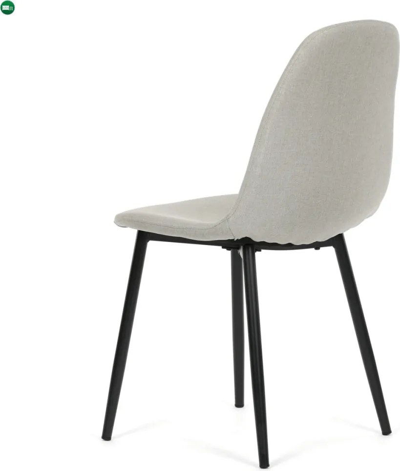 Jídelní židle, krémová, látka, CT-V2972 CRM2
