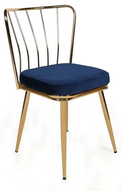 Yildiz Dark Blue étkezőszék szett, 4 db