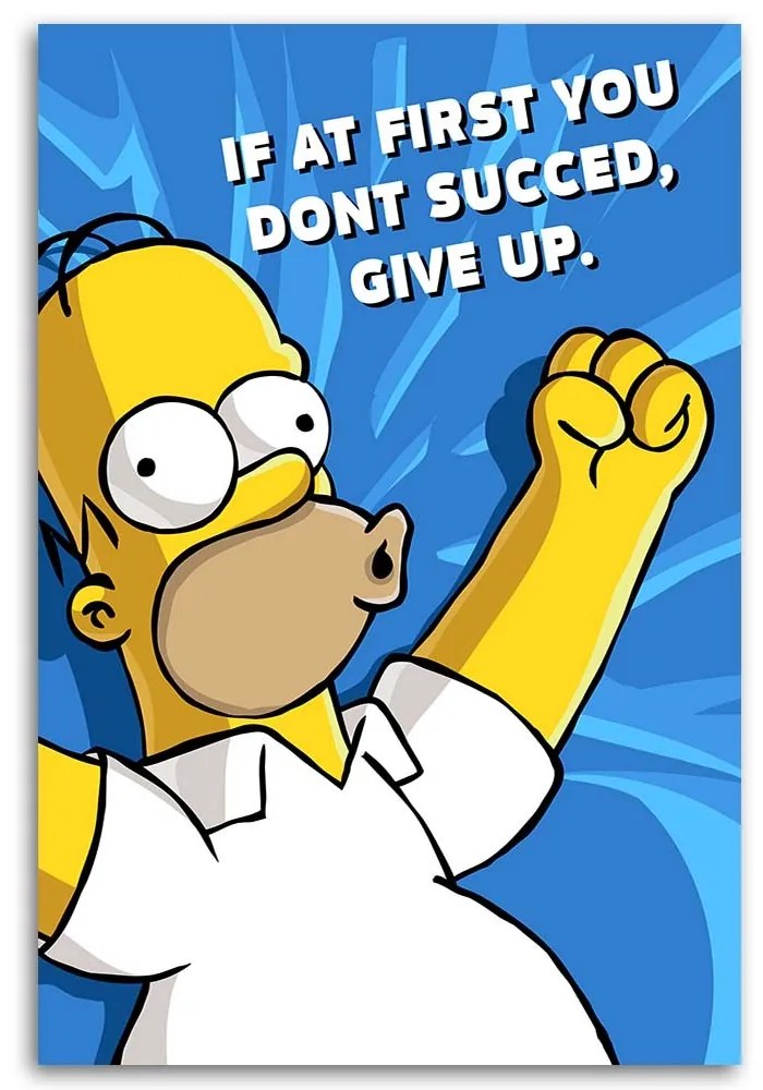Gario Vászonkép A Simpson család, Homer Simpson - Nikita Abakumov Méret: 70 x 100 cm