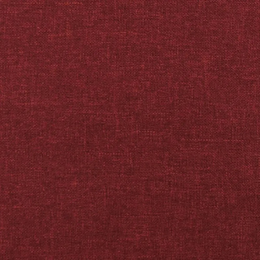 bordó szövet pad 70x35x41 cm