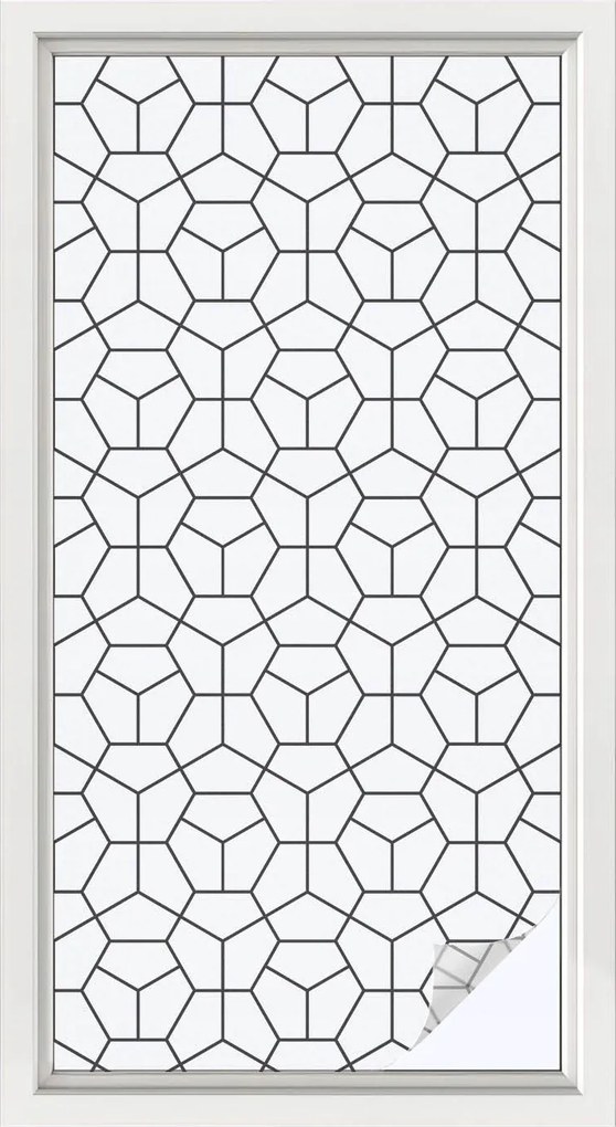 Ablakfólia Szélvédő Adatvédelem Geometrikus kockák 50x100