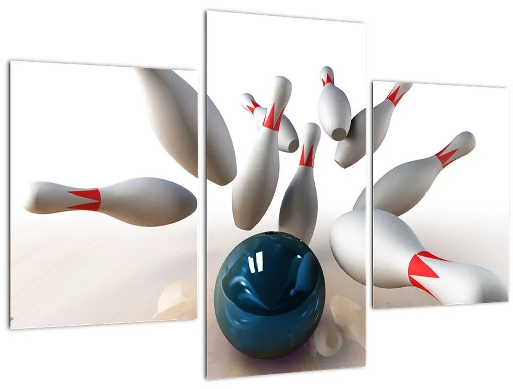 Kép - bowling (90x60 cm)