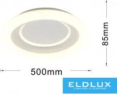 UNIVERSO mennyezeti lámpa 40w 3200lm CCT ∅500x85mm fehér