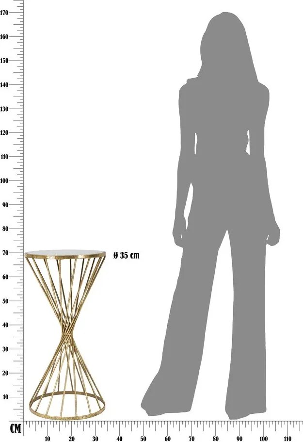 Kerek tárolóasztal ø 35 cm Hypnos – Mauro Ferretti