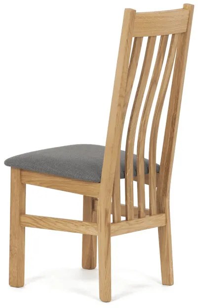 Natúr Tömörfa Étkezőszék, Szürke Üléssel. C-2100 GREY2