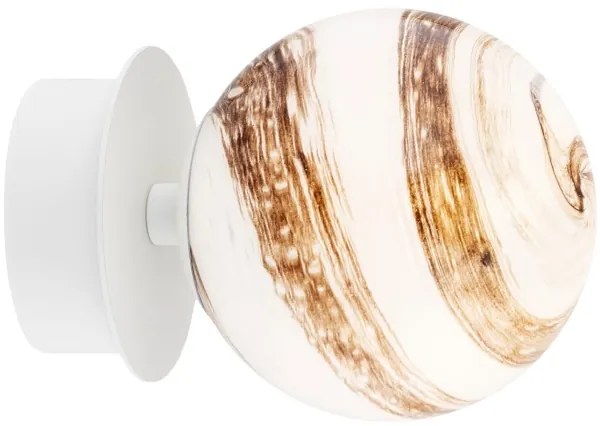 Argon 8454 - Fali lámpa FABIO 1xE14/7W/230V alabástrom fehér