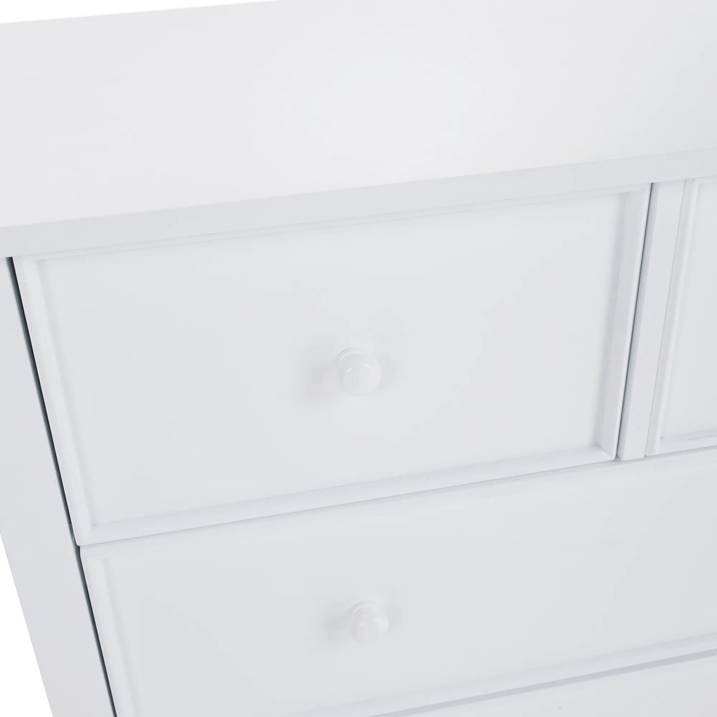 Komód, fehér, TEANA