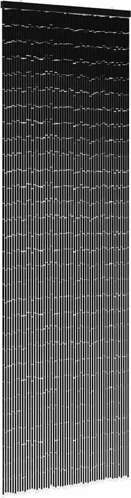 vidaXL rovaros ajtófüggöny Sötétszürke 56x185 cm bambusz