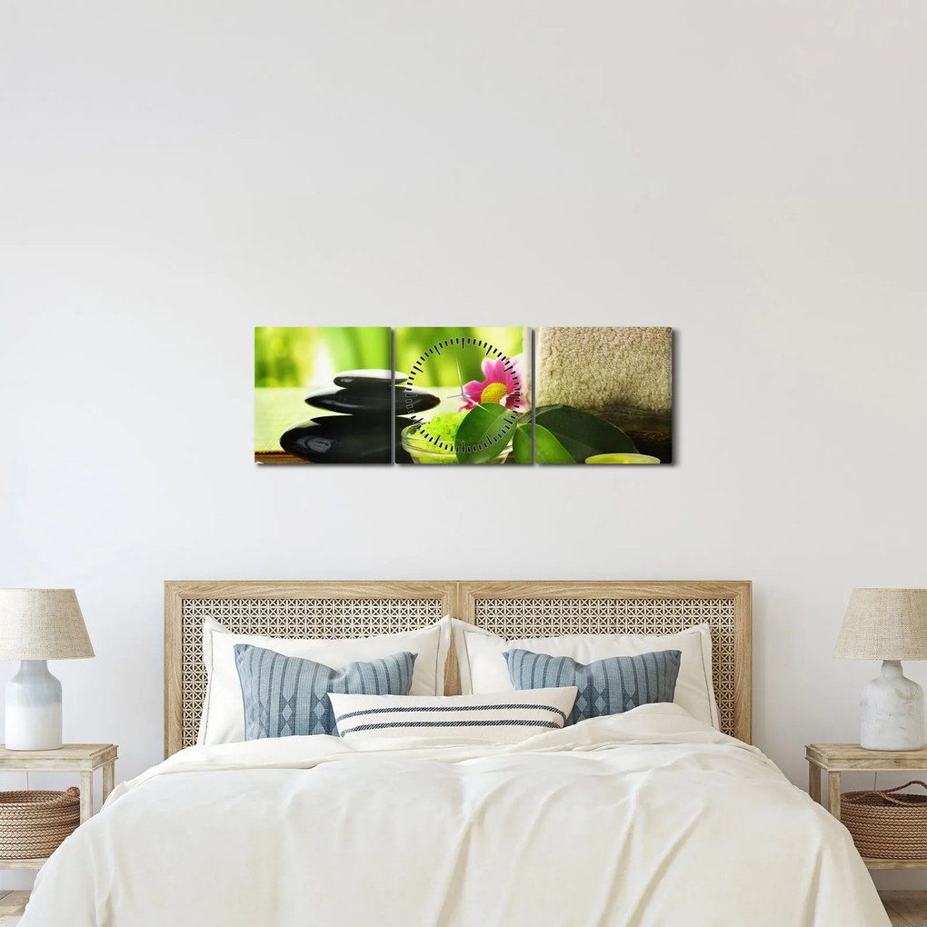 A masszázs segédeszközök képe (órával) (90x30 cm)