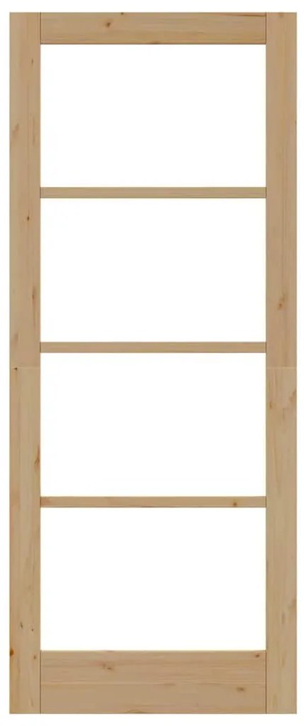 Belső Ajtó Üveggel ORKDAL Barna 83 x 202 cm