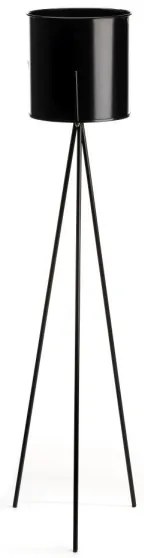 TRIPOD virágtartó állvány 110x25 cm fekete