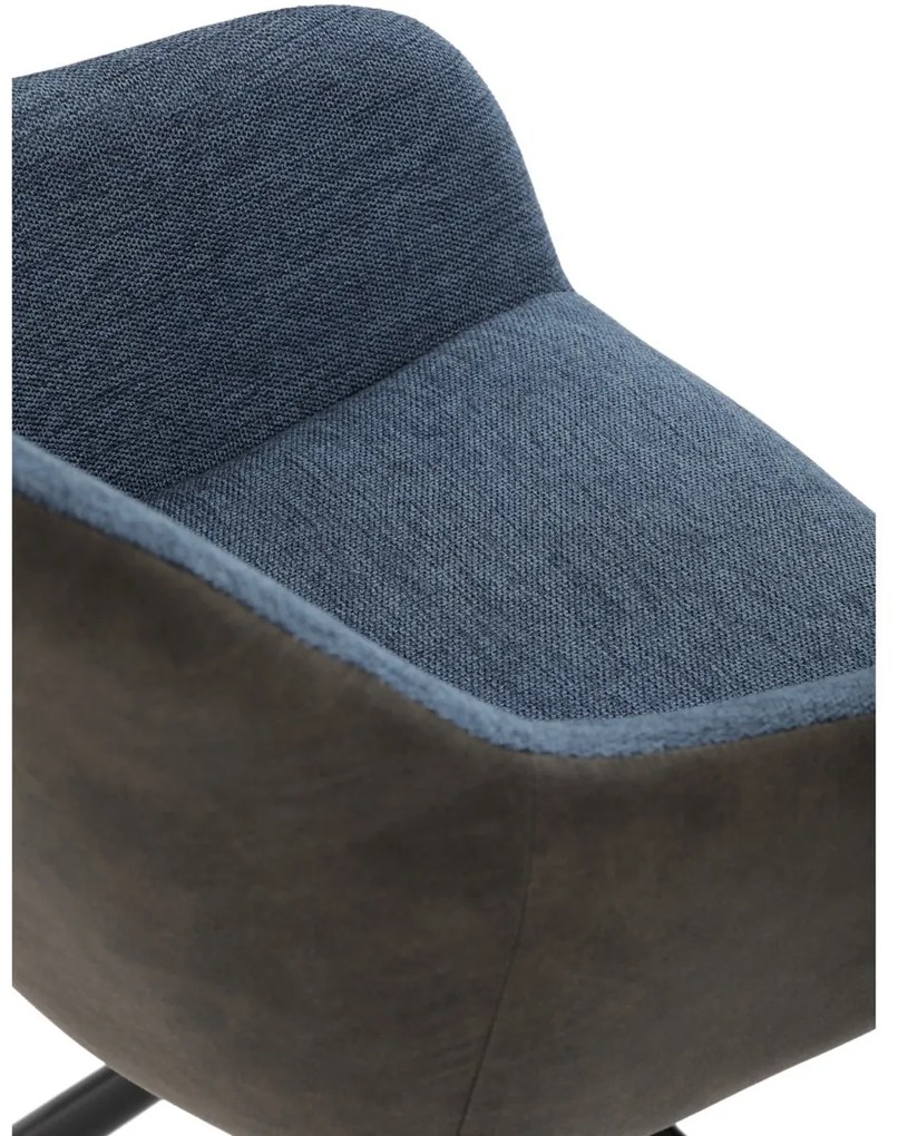 Étkezőszék-készlet visszahúzható mechanizmussalDCH-Y1143 BLUE2, 2 db