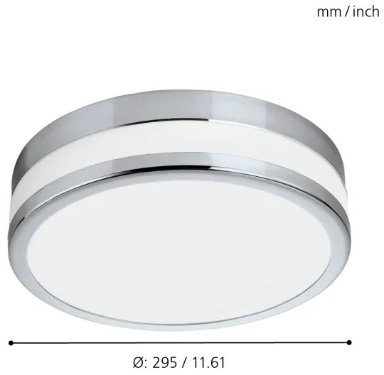 Eglo 94999 - LED Fürdőszobai lámpa LED PALERMO 1xLED/24W/230V