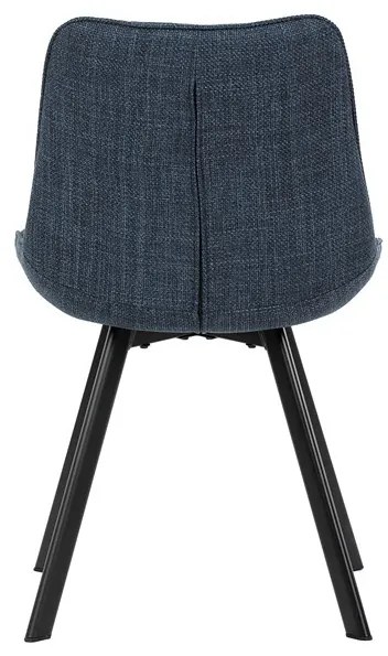 Étkezőszék kék szövettel. HC-465 BLUE2