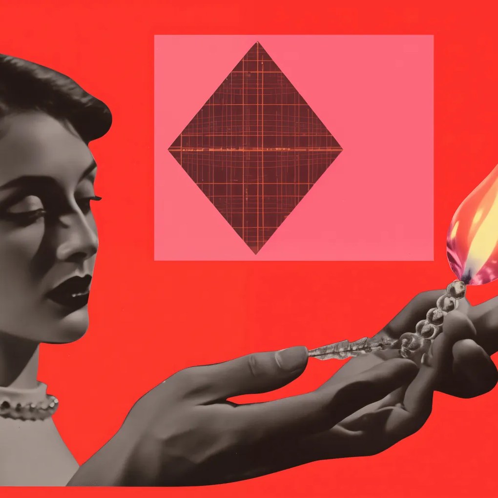 Poszter 80x80cm A valóság kiégése