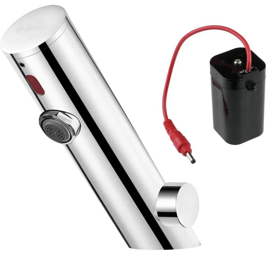 Deante BQR_P29R - Érintés nélküli mosdócsap SENSE 4xAA, rozsdamentes acél