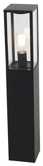 Kültéri oszloplámpa fekete 80 cm földszúróval és kábelcsatlakozóval - Charlois