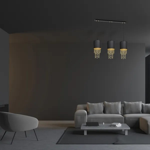 Csillár zsinóron ALMERIA 3xE27/60W/230V